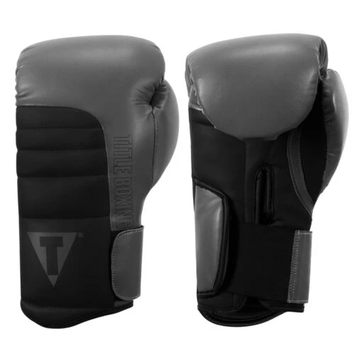 TITLE Boxing Combat Bag Gloves -Titleboxing Shop combg gr bk 01 2