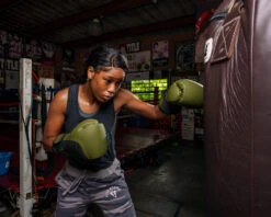 TITLE Boxing Combat Bag Gloves -Titleboxing Shop combg gn bk 2 2