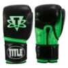 TITLE Boxing Leather Cosmic Training Gloves -Titleboxing Shop costg bk gn 01
