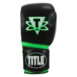 TITLE Boxing Leather Cosmic Training Gloves 13 TITLE Boxing Leather Cosmic Training Gloves -Titleboxing Shop costg bk gn 03