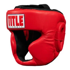 TITLE Classic Full Coverage Training Headgear 2.0 -Titleboxing Shop cphgf2 rd bk 1 1