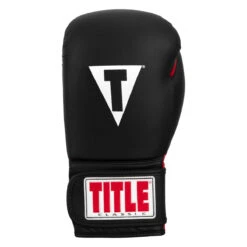 TITLE Classic Fitness Boxing Gloves -Titleboxing Shop crbg bk rd 03