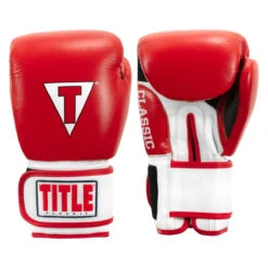 TITLE Classic Leather Super Bag Gloves 2.0 -Titleboxing Shop csbgl2 rd wh bk 01 2