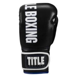 TITLE Boxing Gel Soft Strike Bag Gloves -Titleboxing Shop cssgbg1 bk bl 03