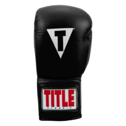 TITLE Classic Leather Lace Training Gloves 2.0 -Titleboxing Shop ctsgl2 bk 03