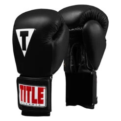 TITLE Classic Leather Elastic Training Gloves 2.0 -Titleboxing Shop ctsgv2 bk 02