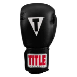 TITLE Classic Leather Elastic Training Gloves 2.0 -Titleboxing Shop ctsgv2 bk 03