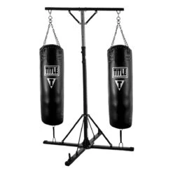 TITLE Boxing Double Trouble Heavy Bag Stand (Without Heavy Bag) -Titleboxing Shop dthbs 03