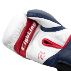 Fighting Dual Strap Training Gloves 2.0 -Titleboxing Shop fdstg2 wh rd bl 05