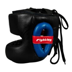 Fighting Leather No Contact Headgear -Titleboxing Shop ffshg2 bk 3