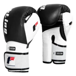 Fighting S2 GEL Power Bag Gloves -Titleboxing Shop fspgbg bk wh 0002