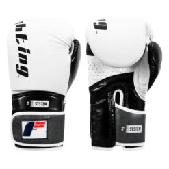 Fighting S2 GEL Power Bag Gloves -Titleboxing Shop fspgbg wh bk 001