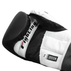 Fighting S2 GEL Power Sparring Gloves -Titleboxing Shop fspgsg bk wh 005