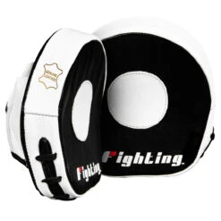 Fighting Tri-Tech Micro Mitts -Titleboxing Shop fstmm bk wh 3