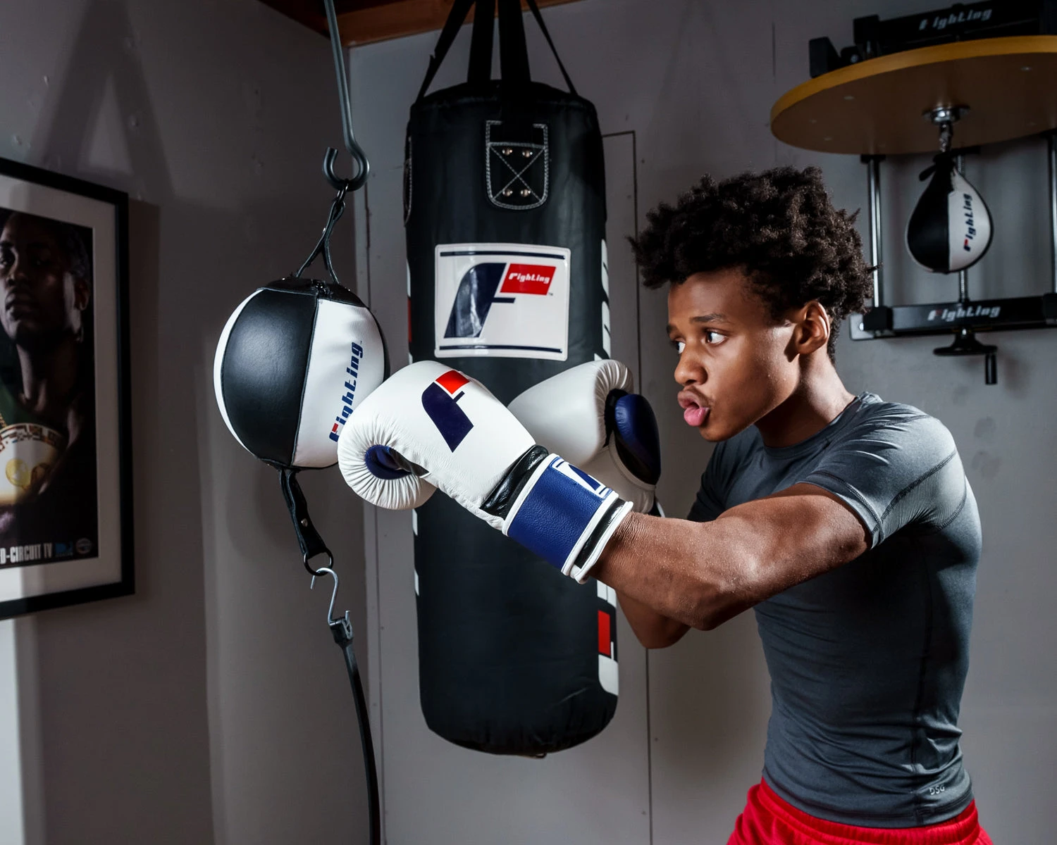 Fighting Force Leather Bag Gloves 17 Fighting Force Leather Bag Gloves - Image 15