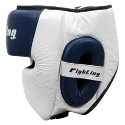 Fighting Force Leather Training Headgear -Titleboxing Shop ftghgt wh bl bk 3 1