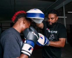 Fighting Force Leather Punch Mitts 16 Fighting Force Leather Punch Mitts -Titleboxing Shop ftgpm wh bl bk 2