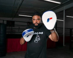 Fighting Force Leather Punch Mitts 17 Fighting Force Leather Punch Mitts -Titleboxing Shop ftgpm wh bl bk 3