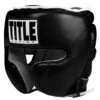 TITLE Boxing Leather Sparring Headgear 2 TITLE Boxing Leather Sparring Headgear -Titleboxing Shop fthg bk 1