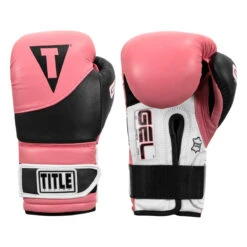 TITLE Boxing Gel Suspense Training Gloves 32 TITLE Boxing Gel Suspense Training Gloves -Titleboxing Shop gstge pk bk 01
