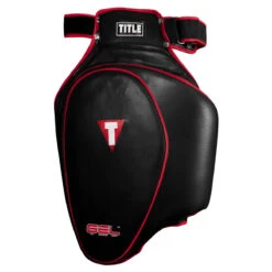 TITLE MMA Gel Thai Style Thigh Pads 2.0 -Titleboxing Shop gtstp2 bk rd 2