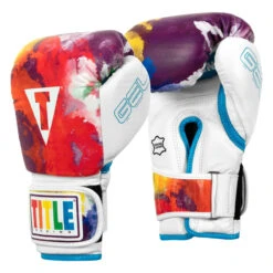 TITLE Boxing Gel World V2T Limited Edition Tie Dye Bag Gloves -Titleboxing Shop gtwbgle1 02