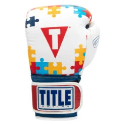 TITLE Boxing Gel World V2T Limited Edition Autism Awareness Bag Gloves -Titleboxing Shop gtwbgle2 3 1