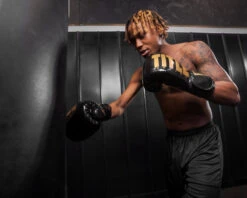 TITLE Boxing Inferno Intensity Elastic Training Gloves -Titleboxing Shop itgei bk gd 3 1