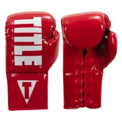 TITLE Boxing Inferno Intensity Lace Training Gloves -Titleboxing Shop itgli rd wh 001