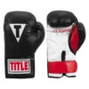 TITLE Classic Kid & Youth Boxing Gloves 2.0 -Titleboxing Shop kglv2 bk wh rd 01