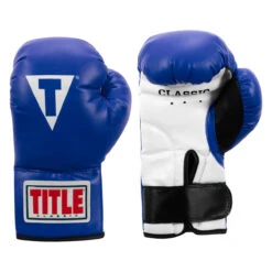 TITLE Classic Kid & Youth Boxing Gloves 2.0 -Titleboxing Shop kglv2 bl wh bk 01
