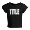 TITLE Boxing Raglan Crop Top -Titleboxing Shop kta 1 bk 1