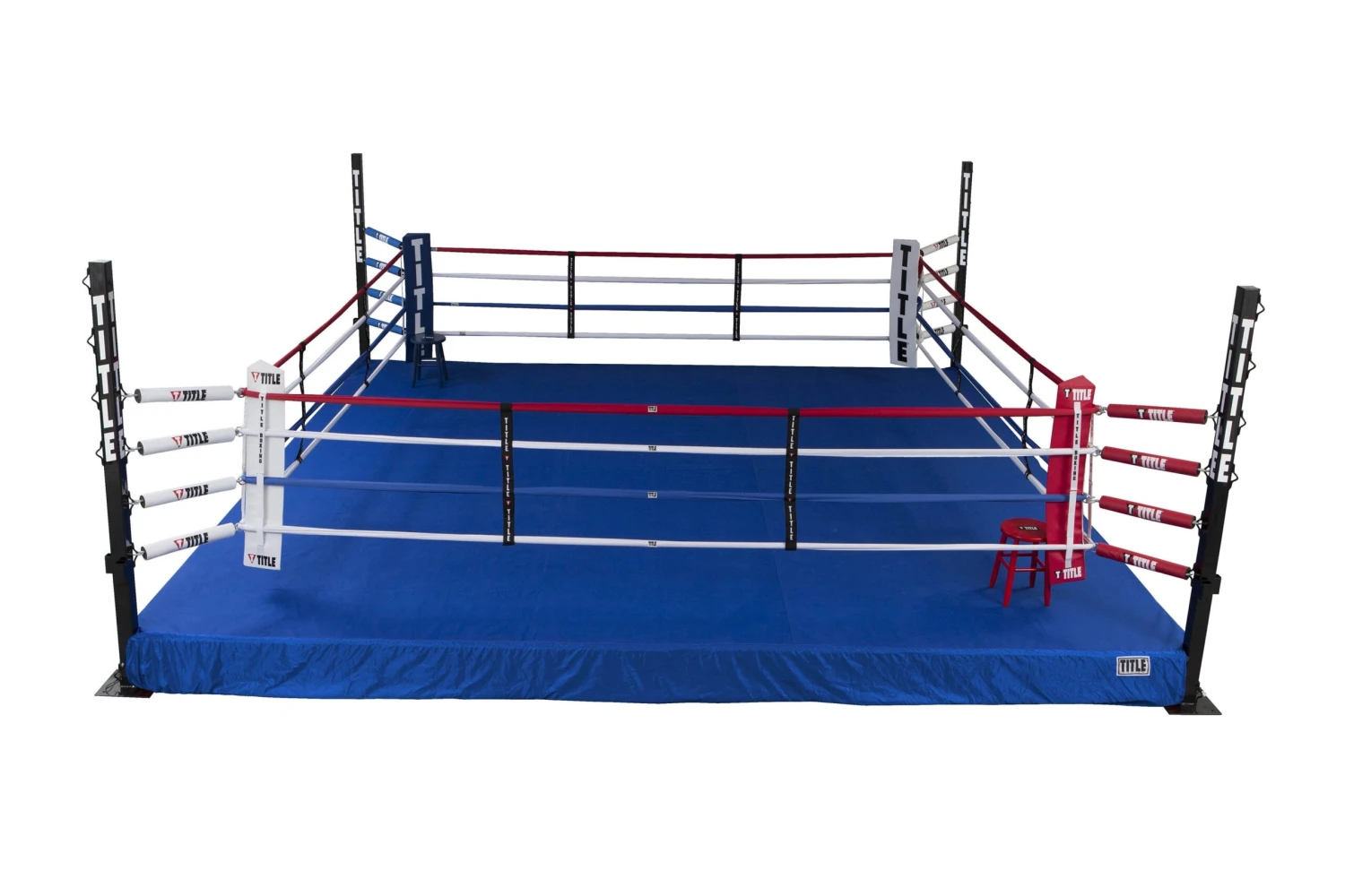 TITLE Boxing Dual Level Drop-N-Lock Competition Ring 4 TITLE Boxing Dual Level Drop-N-Lock Competition Ring - Image 2