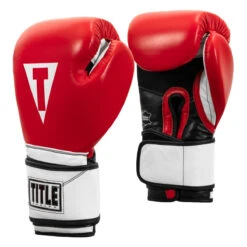TITLE Boxing Premium Leather Performance Training Gloves 18 TITLE Boxing Premium Leather Performance Training Gloves -Titleboxing Shop lptg rd wh bk 002
