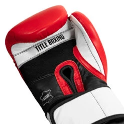 TITLE Boxing Premium Leather Performance Training Gloves 21 TITLE Boxing Premium Leather Performance Training Gloves -Titleboxing Shop lptg rd wh bk 005