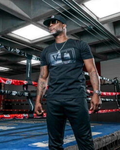 TITLE Boxing Dual-Frame Logo Tee -Titleboxing Shop lta6 bk 1 1