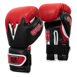 TITLE Boxing Gel Lava Leather Series Bag Gloves -Titleboxing Shop mlvlbg bk rd wh 02