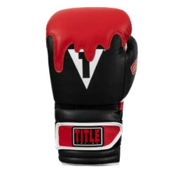 TITLE Boxing Gel Lava Leather Series Bag Gloves -Titleboxing Shop mlvlbg bk rd wh 3