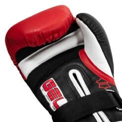 TITLE Boxing Gel Lava Leather Series Bag Gloves -Titleboxing Shop mlvlbg bk rd wh 5