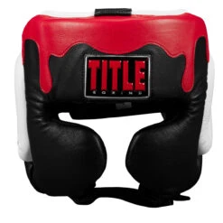 TITLE Boxing Gel Lava Leather Series Headgear 11 TITLE Boxing Gel Lava Leather Series Headgear -Titleboxing Shop mlvlhg bk wh rd 2 1