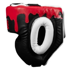 TITLE Boxing Gel Lava Leather Series Headgear 12 TITLE Boxing Gel Lava Leather Series Headgear -Titleboxing Shop mlvlhg bk wh rd 3 1