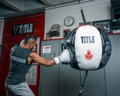 TITLE Boxing Mammoth Smash Double End Bag -Titleboxing Shop msbdeb bk wh rd 2