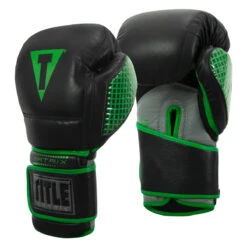 TITLE Boxing Matrix Training Gloves -Titleboxing Shop mxtg bk ngn 02
