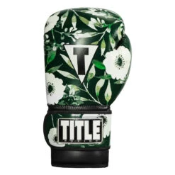 TITLE Boxing Floral Bag Gloves -Titleboxing Shop oaflbg gn bk 3 1