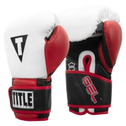 TITLE Boxing Gel Professional Series Training Gloves -Titleboxing Shop pgstg wh bk 02