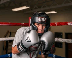 TITLE Platinum Premier Full Training Headgear 2.0 -Titleboxing Shop phgf2 bk sv 2