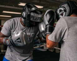 TITLE Platinum Traditional Training Headgear -Titleboxing Shop plhgt bk sv 1 1