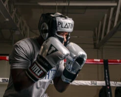 TITLE Platinum Traditional Training Headgear -Titleboxing Shop plhgt bk sv 3 1 1