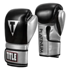 TITLE Platinum Prolific Training Gloves -Titleboxing Shop pltg sv bk 2 2
