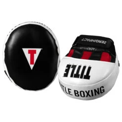 TITLE Boxing Zero-Impact "Rare Air" Punch Mitts 2.0 -Titleboxing Shop pmzi2 bk 3